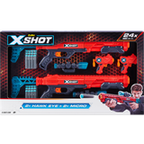 Xshot Xshot Zuru Excel Double Hawk Eye and Double Micro Foam Dart Blaster Combo Pack Inkl. 24 Pilar