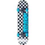 Med griptape Komplette skateboards Speed Demons Skateboard 7.75'' Checkers Komplet Blå OneSize Demons Skateboard