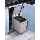 Affaldssystem Millex affaldssystem Spand udtræk 2x7,5l grå 2391020