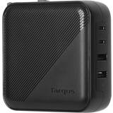 Targus Batterier & Opladere Targus power adapter GaN 2 x USB-C 2 x 9 pin USB Type A 100 Watt