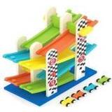 Smily Play Legetøjsbil Smily Play Car track Wooden double slide with cars