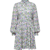 40 - Lilla Kjoler Selected Floral Shirt Dress
