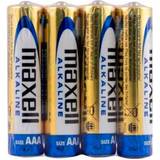 Maxell Batterier & Opladere Maxell AAA Batterier, 4 stk