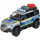 Metal - Politi Legetøj Majorette Land Rover Police