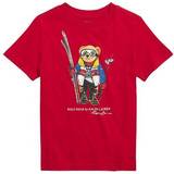 Drenge - Rød Overdele Børnetøj Polo Ralph Lauren Classics IV Bear T-shirt