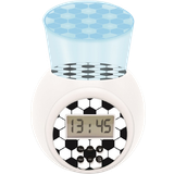 Hvid Vækkeure Børneværelse Lexibook Football Projector Alarm Clock