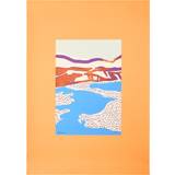 Brugskunst Paper Collective Orange Landscape Plakat 30x40cm