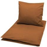 Müsli Børneværelse Müsli Junior sengetøj 100x140 cm - Solid ocher - 100% økologisk bomuld