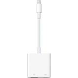 Kabeladaptere - USB C Kabler Apple Lightning - USB A/USB C M-F Camera Adapter 0.1m