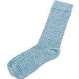 13/15 - Lynlås Børnetøj Joha Wool Socks - Blue Mottled (5008-20-65128)