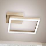 Fabas Luce Guld Lamper Fabas Luce Bard LED-loftlampe, 27x27cm Loftplafond
