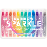 Ooly Rainbow Sparkle Watercolor Gel Crayons 12-pack