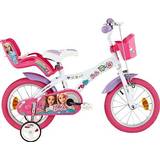 14" - Bagagebærere Børnecykler Dino Barbie Pige 14 Børnecykel