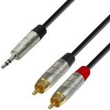 Adam Hall Kabler Adam Hall Cable REAN 3.5 Jack stereo to 2 RCA 3 m - K4 YWCC 0300