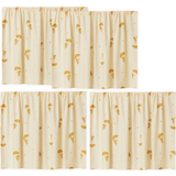 Stjerner Gardiner HoppeKids Ole Lukoie Curtain for Half High Bed Yellow