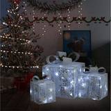 Sølv Julebelysning vidaXL dekorative 3 Julelampe