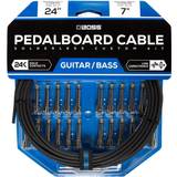 BOSS Instrumentpedaler Boss BCK-24 Solderless Pedal Board Cable Kit, Simple and Quick Assembly, 24 ft/7 m Length