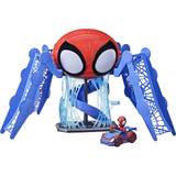 Spidey and his amazing friends Hasbro Marvel Spidey & His Amazing Friends Web Quarters Playset