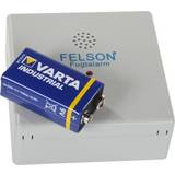 Alarmer & Sikkerhed Felson Fugtmelder/fugtalarm med 9V batteri