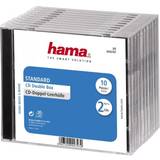 Cd jewel case Hama Standard CD Double Jewel Case 10 Pack