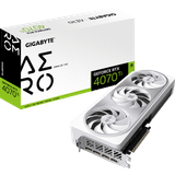 Gigabyte GeForce RTX 4070 Ti Grafikkort Gigabyte GeForce RTX 4070 Ti Aero OC HDMI 3xDP 12GB
