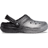 13 - Sølv Hjemmesko & Sandaler Crocs Classic Glitter Lined - Black/Silver