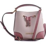 Aftagelig skulderrem - Snørre Tasker Michael Kors Mercer Medium Drawstring Bucket Messenger Bag - Pink Multi
