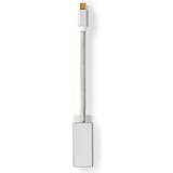 DisplayPort - Sølv Kabler Nedis Fabritallic Mini DisplayPort