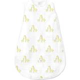 Swaddle Designs Bomuld Babynests & Tæpper Swaddle Designs Zzzipme Size 0-6M Giraffes Muslin Sleep Sack In Yellow Yellow 0-6 Months