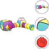 Legetelt vidaXL Legetelt til børn 190x264x90 cm 250 bolde flerfarvet
