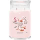 Yankee Candle Lysestager, Lys & Dufte Yankee Candle Signature Pink Świeca Duża 567g Duftlys