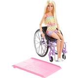 Barbie Modedukker Dukker & Dukkehus Barbie Doll with Wheelchair & Ramp Blonde Fashionistas
