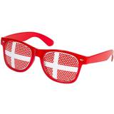 Danmark Fanprodukter Denmark Roligan Solbriller med Dannebrog Glas
