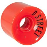 D Street Skateboards D Street 59 Cent 59mm 78A Cruiser Skateboard Wheels Red