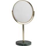 Guld Spejle Bahne Mirror on Marble Base Bordspejl 20cm