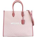 Michael Kors Tote Bag & Shopper tasker Michael Kors Mirella Signature MK Large Tote Bag - Dark Powder Blush Pink