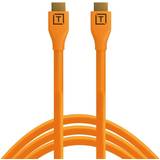 HDMI-kabler - Han - Han - Orange Tether Tools HDMI 2.0 2.0