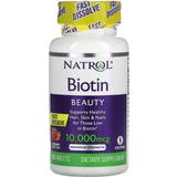 Natrol Vitaminer & Mineraler Natrol Biotin Fast Dissolve Strawberry 10000mcg 60 stk