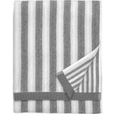Marimekko Boligtekstiler Marimekko Kaksi Raitaa Terry Bath Towel White, Grey (150x)