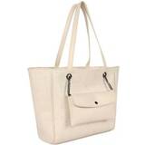 Dame - Hvid Håndtasker Laura Ashley Women's Handbag RELIEF-QUILTED-CREAM Cream (30 x 30 x 10 cm)