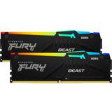 16 GB - DDR5 RAM Kingston FURY Beast Black RGB DDR5 5600MHz 2 x 16GB (KF556C36BBEAK2-16)