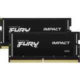 64 GB - SO-DIMM DDR5 RAM Kingston FURY Impact SO-DIMM DDR5 5600MHz 2x32GB (KF556S40IBK2-64)