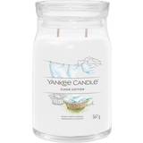 Yankee Candle Hvid Brugskunst Yankee Candle Signature Clean Cotton® Świeca.. Duftlys