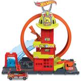 Hot Wheels Plastlegetøj Legesæt Hot Wheels City Super Loop Fire Station Playset