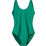 Dame - Grøn - Ærmeløs Badedragter H2O Tornø Swimsuit - Posy Green