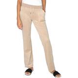 Juicy Couture Del Ray Classic Velour Pant - Taupe