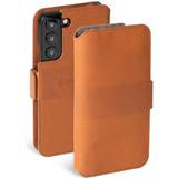 Samsung Galaxy S22 Covers med kortholder Krusell Leather Phone Wallet Case for Galaxy S22