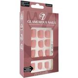 W7 Negleprodukter W7 Glamorous Nails Cocoa Nude 24-pack
