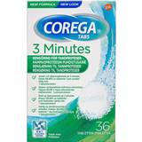 Bakteriedræbende Tandproteser & Bideskinner Corega 3 Minutes Tablets 36-pack