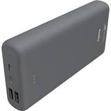 Hama Batterier & Opladere Hama Supreme 24HD Powerbank 24000 mAh LiPo USB-A, USB-C Mørkegrå